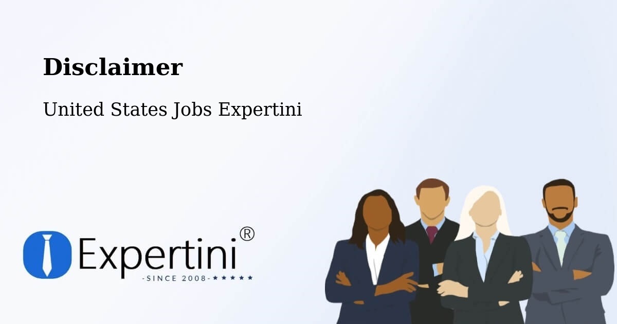 Disclaimer – Holbrook - United States Jobs Expertini
