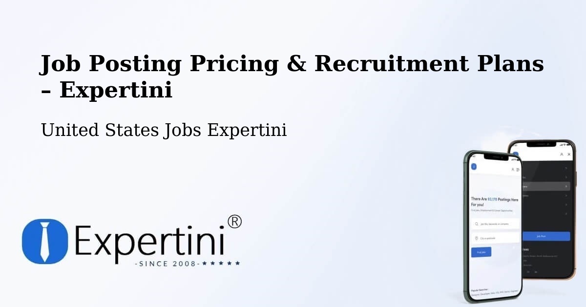 Job Posting Pricing & Recruitment Plans – Holbrook - Holbrook, United States Jobs Expertini